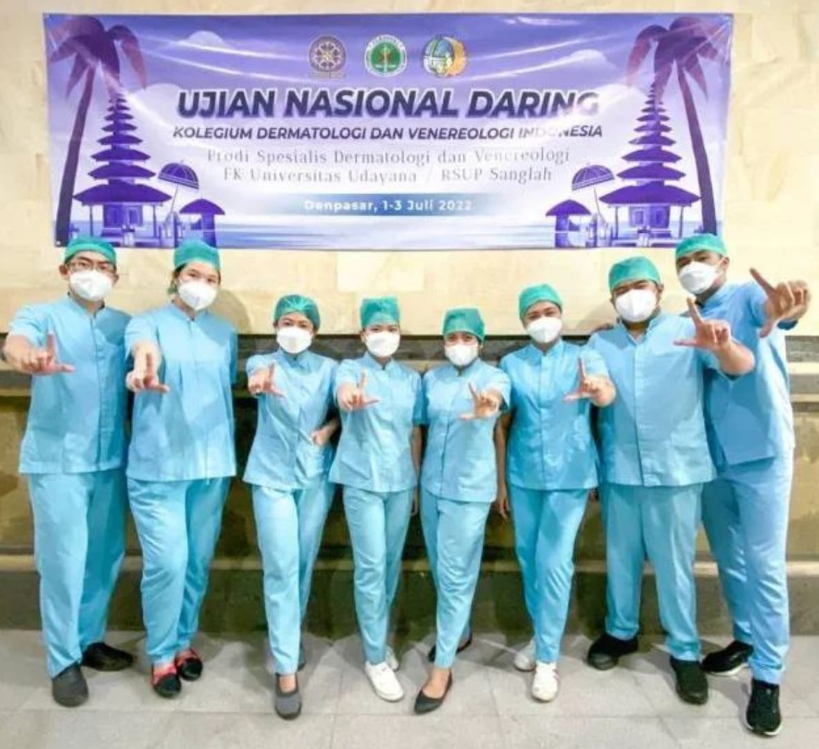 100% of Dermatology and Venereology Specialist Students of the Faculty of Medicine Udayana University Pass the DVI Collegium National Examination